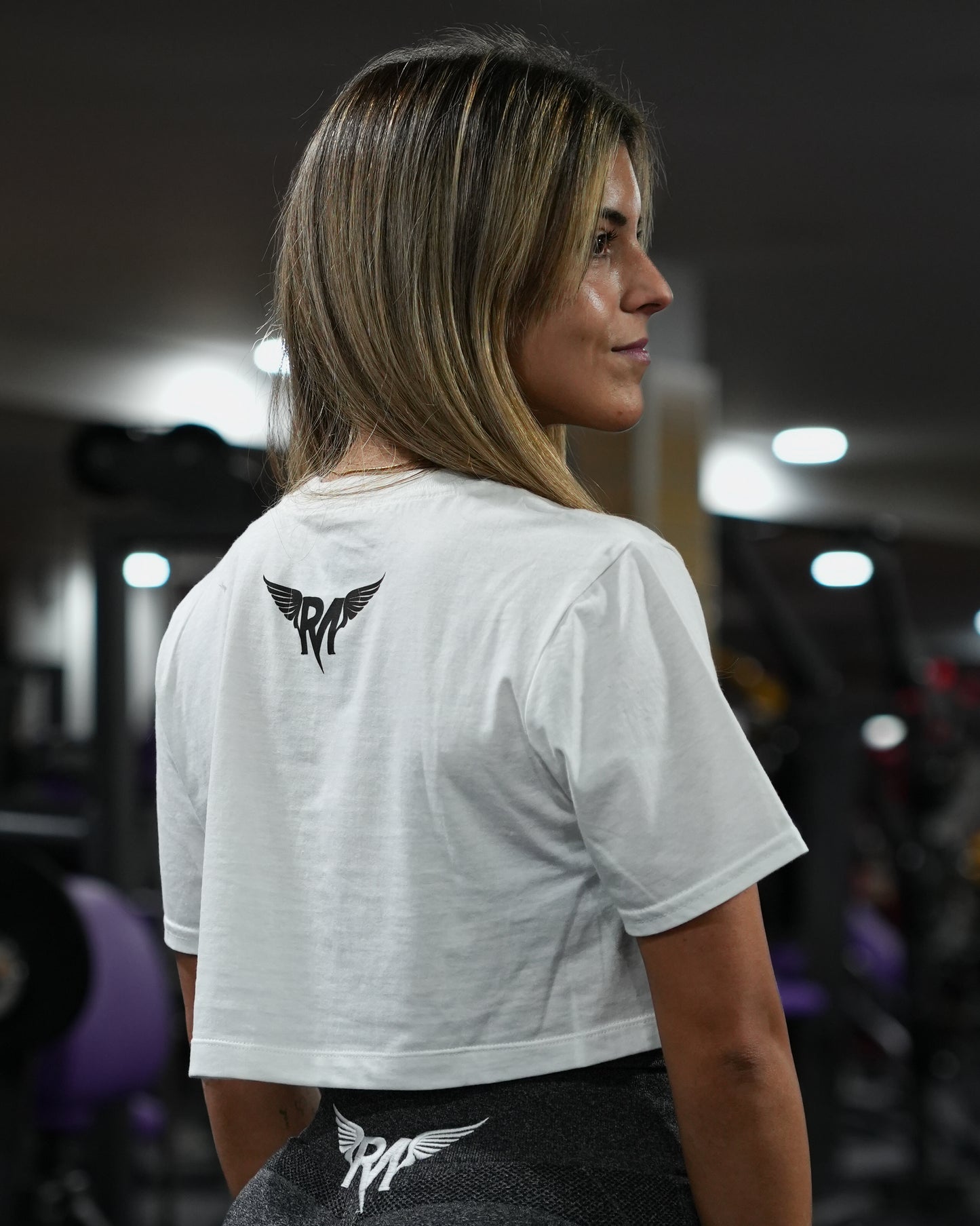 TSHIRT CROPPED "RM"