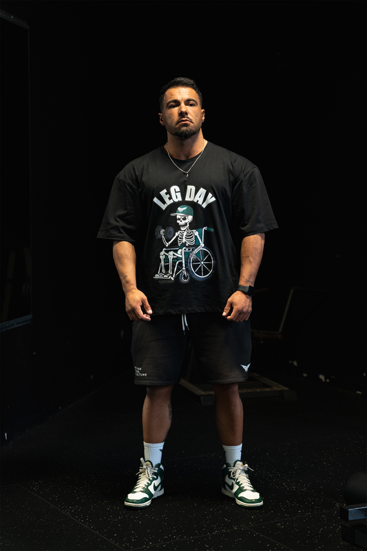 T-SHIRT OVERSIZED LEG DAY
