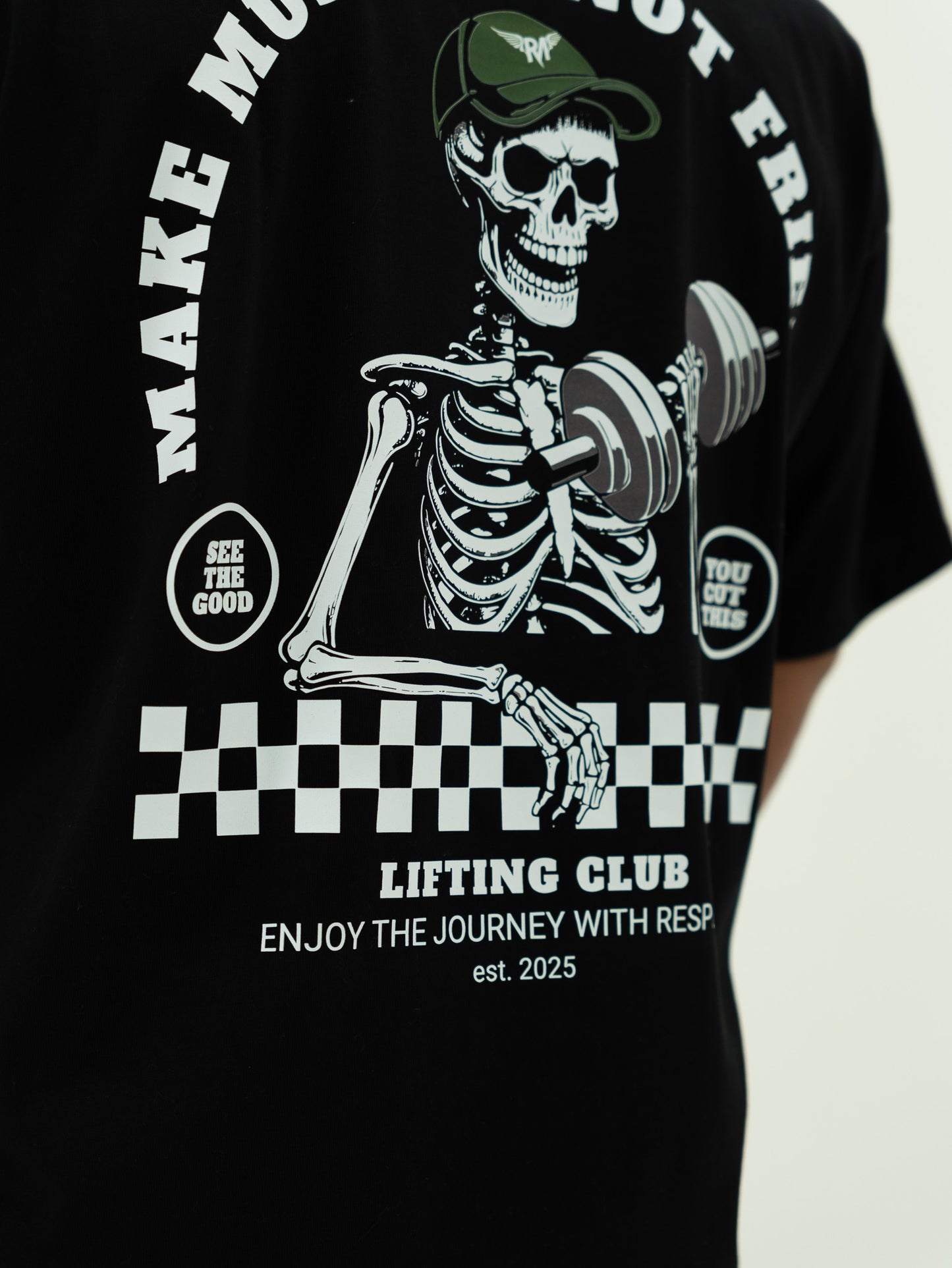 T-SHIRT OVERSIZED MAKE MUSCLES