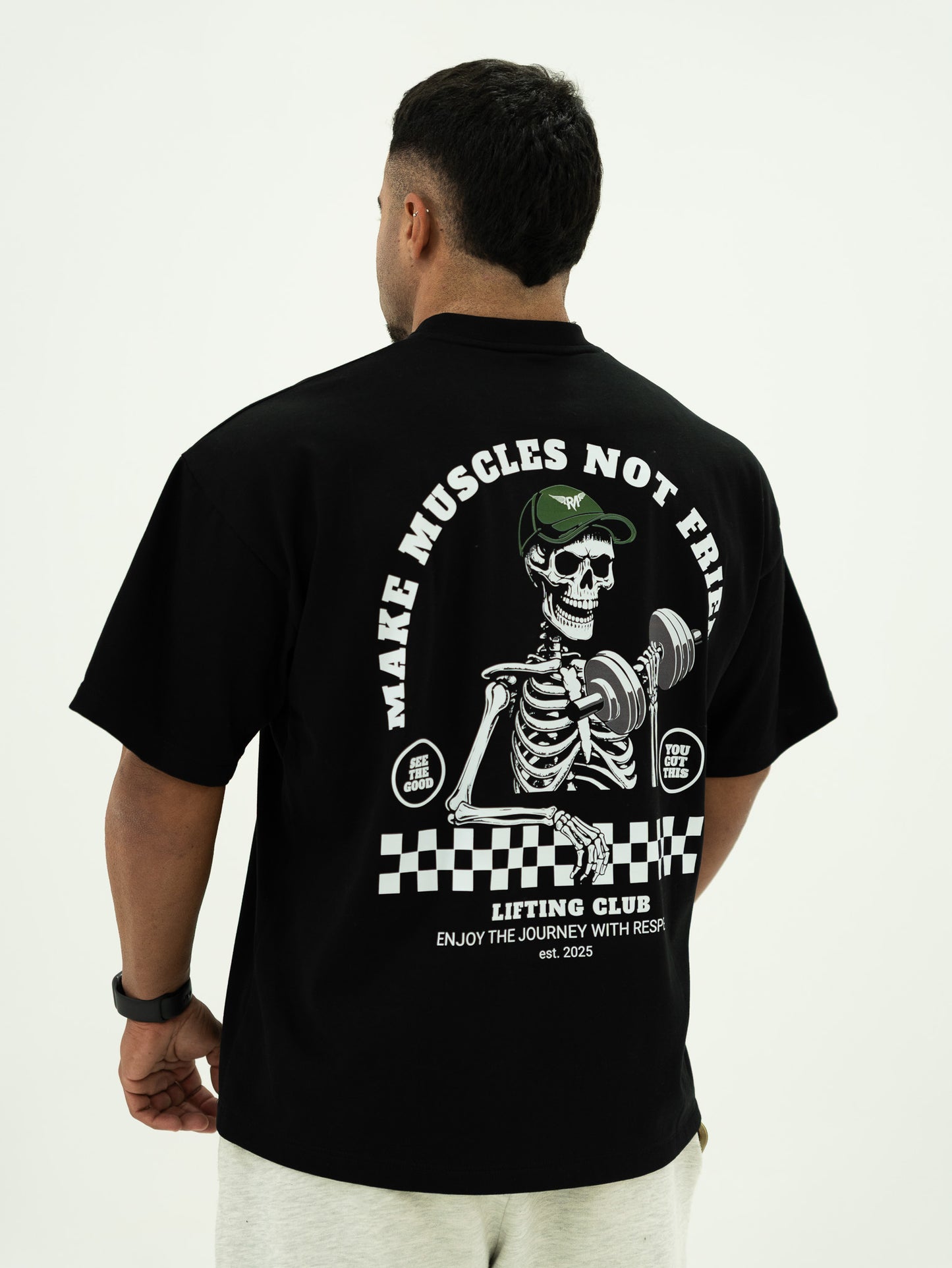 T-SHIRT OVERSIZED MAKE MUSCLES